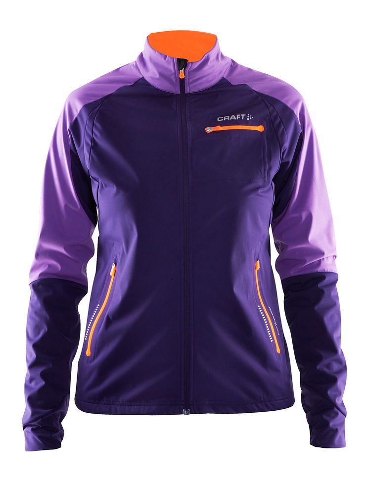 Race jacket (dam) i färgen dynasty/lilac/flourange
