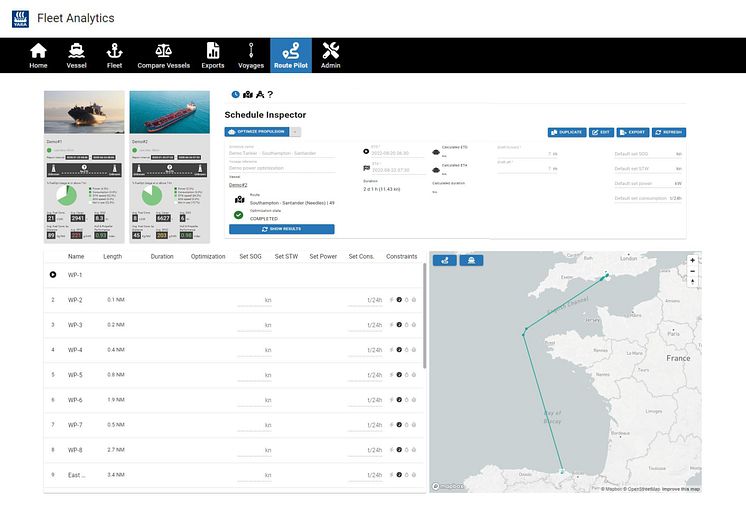 Route Pilot AI - Voyage optimization - 2