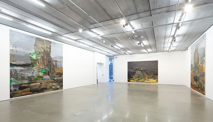 Andreas Eriksson, Runt omkring 2014, utställningsvy/Andreas Eriksson, Roundabouts, exhibitionview