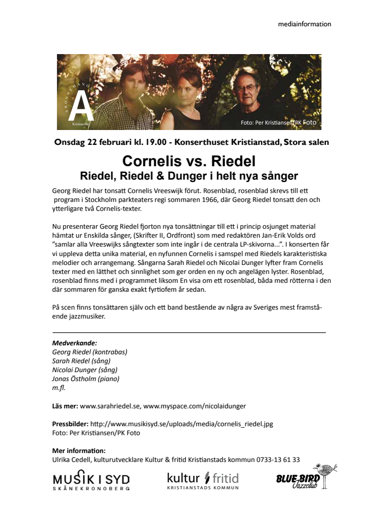 Cornelis vs. Riedel