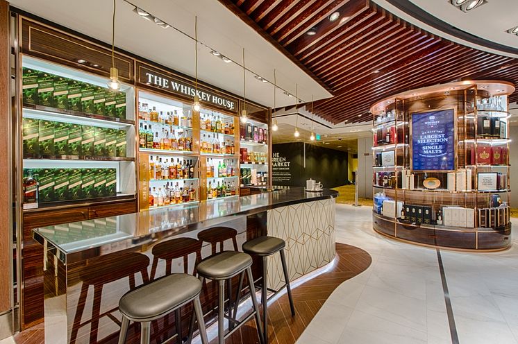 The Whiskey House at Singapore Changi Airport's Terminal 2 Wines & Spirits Duplex