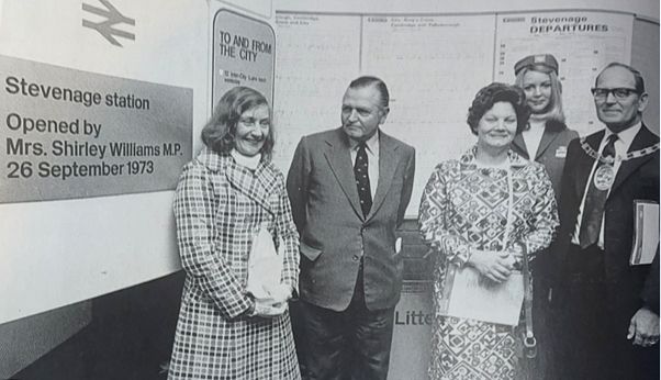 Stevenage station opening