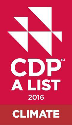 CDP climate list logo