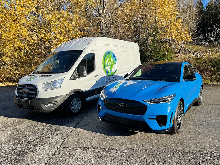 Ford Mustang Mach-E GT og Ford E-Transit 2021