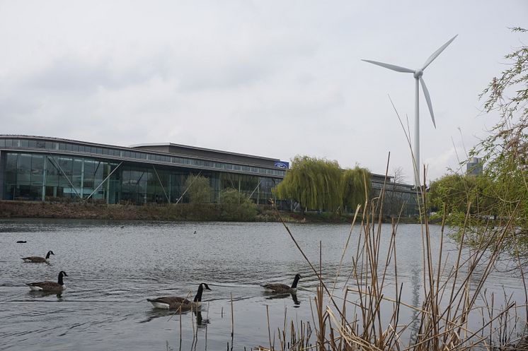 Naturreservat ved Fords fabrik i Dagenham 