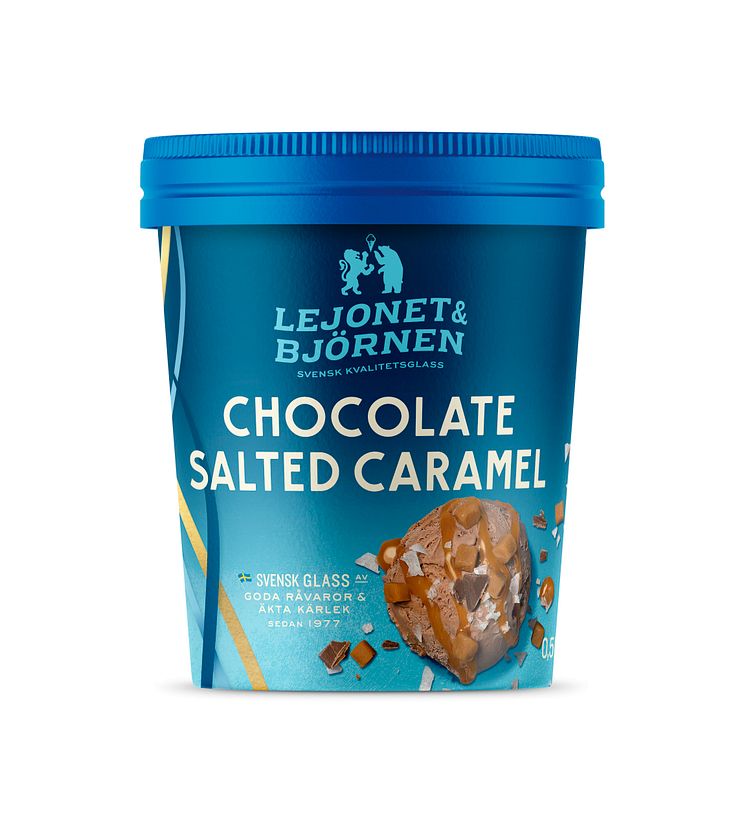 Chocolate Salted Caramel glass Lejonet&Björnen 