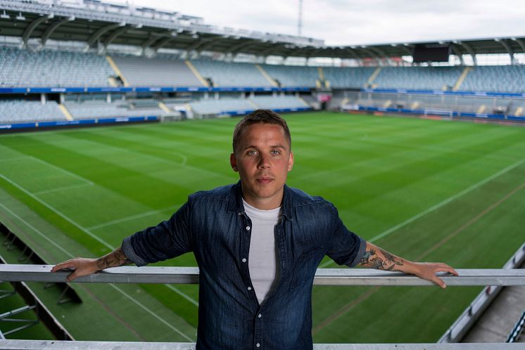 Albin Johnsén på Gamla Ullevi