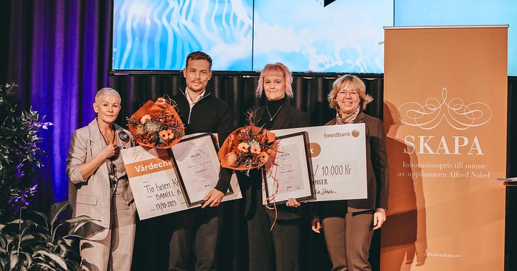 Vinnare Skapapriset Dalarna 2023- Linnéa Falkinger och Daniel Björkman