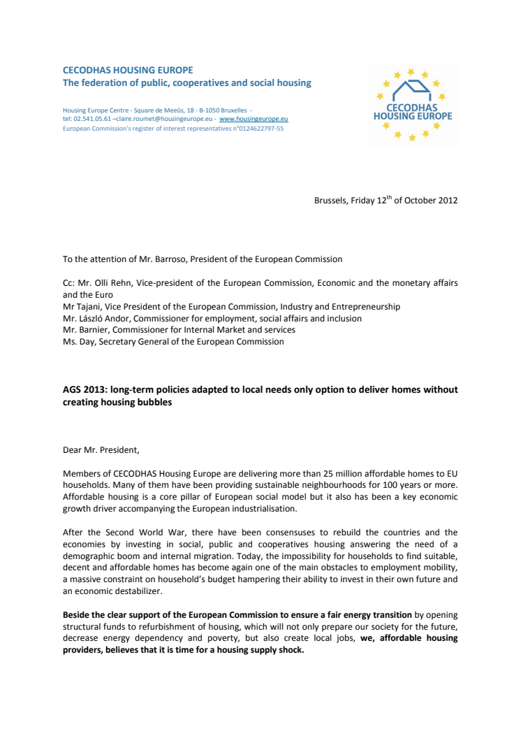 Letter AGS 2013