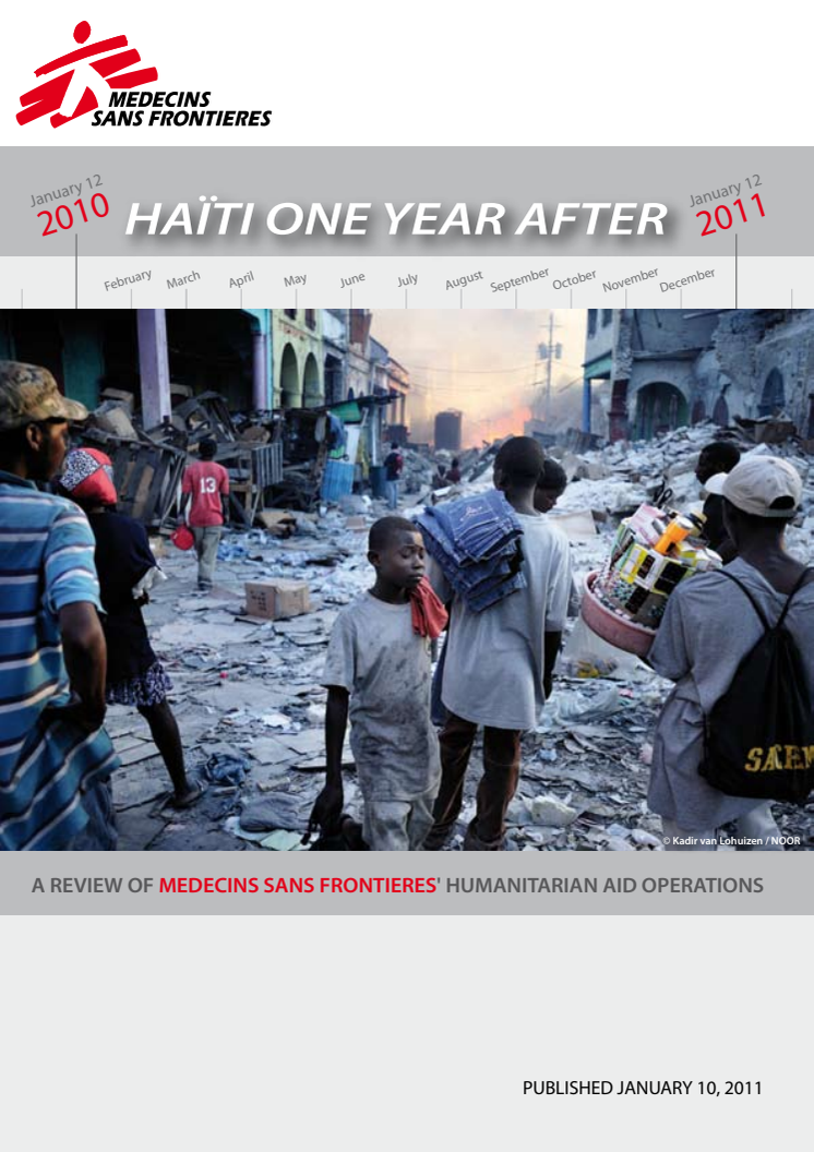 Stora behov kvarstår i Haiti trots massiva hjälpinsatser