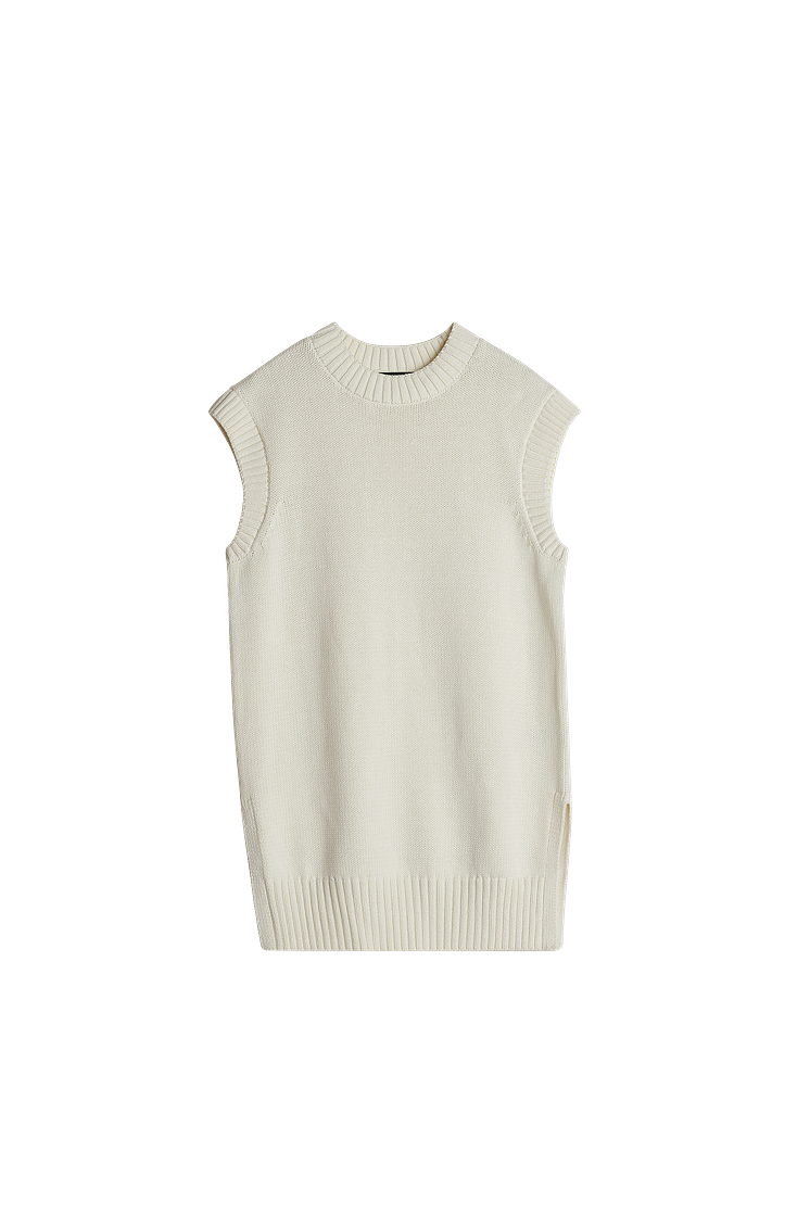 Lisa knitted dress - Warm white