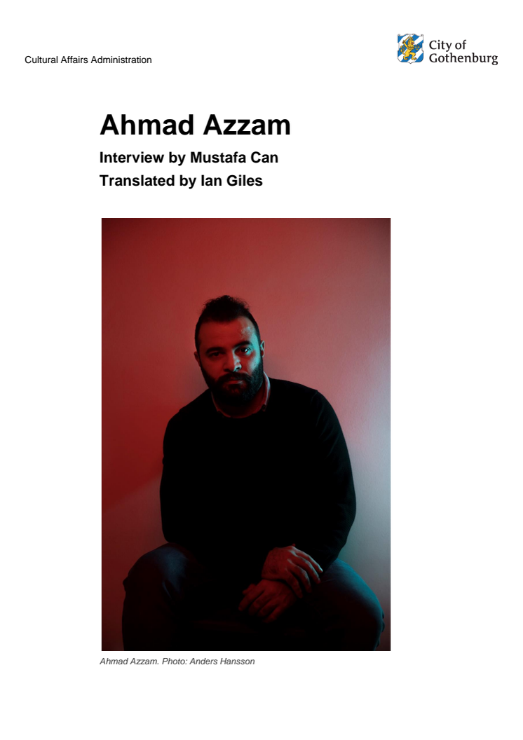 Interview Ahmad Azzam by Mustafa Can