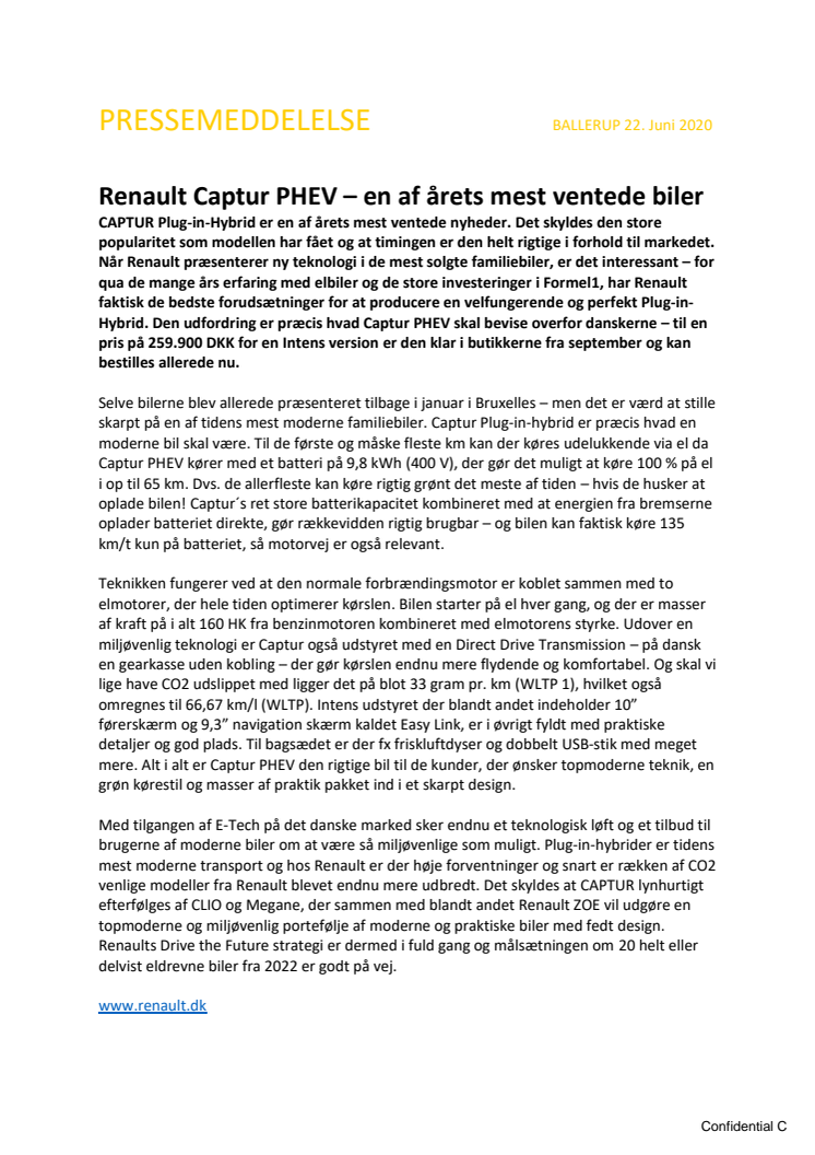 Renault Captur PHEV – en af årets mest ventede biler
