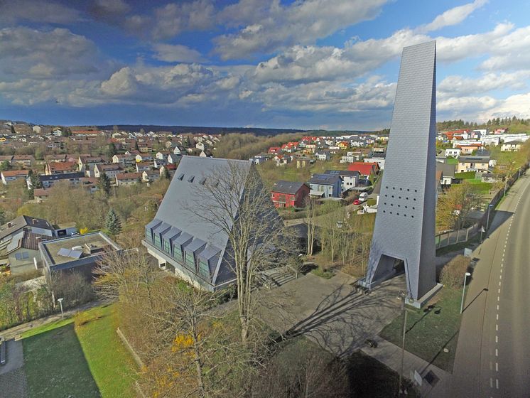 Sanierungspreis 16 Metall: Sanierung von Glockenturm und Hauptgebäude der Kreuzkirche Sigmaringen