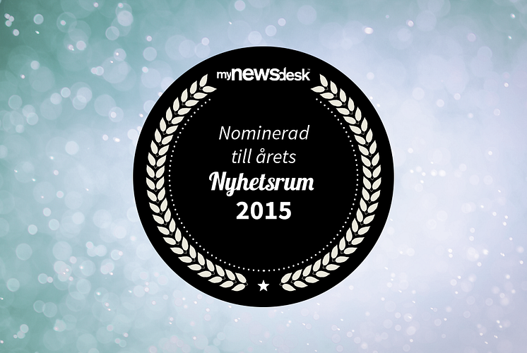 Logotype Årets nyhetsrum 2015 - Swecon nominerat i prestigefulla kategorin Best of the best