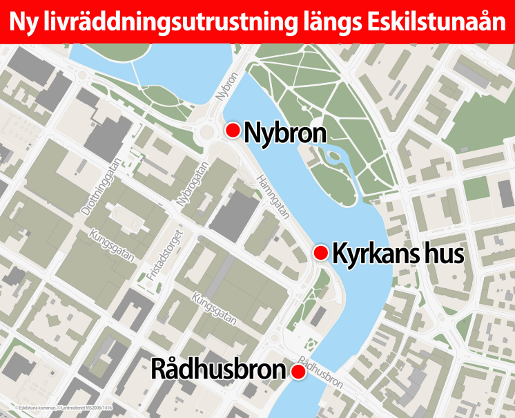 Pressinbjudan: Säkrare att vistas längs ån i Eskilstuna
