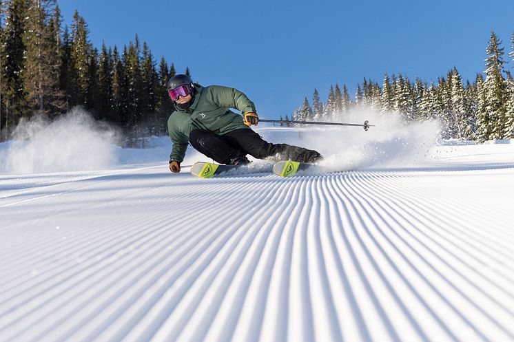 Morgonskidåkning i Trysil