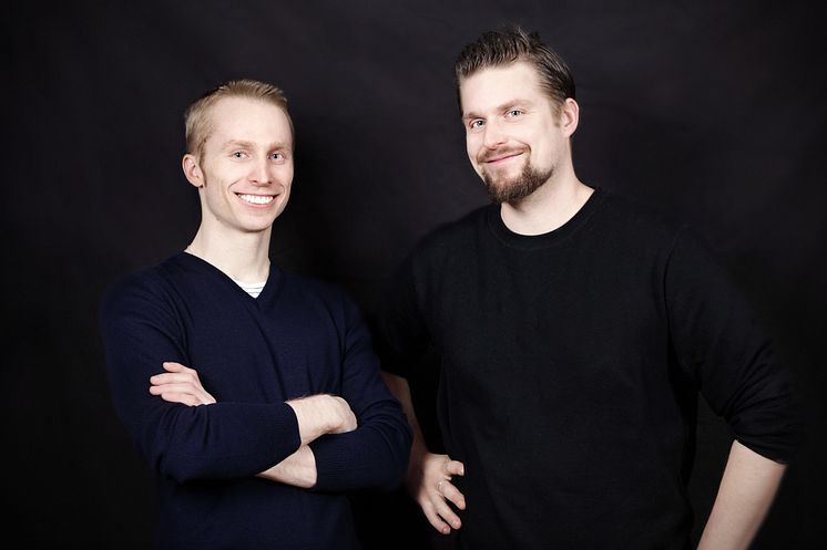 Peter Franziskus Strassegger (v) og Eivind Hofstad Evjemo 