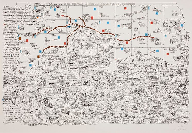 Öyvind Fahlström, Sketch för kidnapping Kissinger, 1974