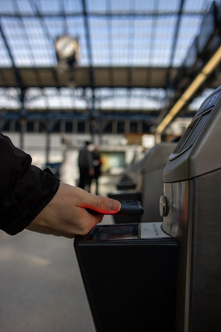 eTicket barcode readers at Brighton