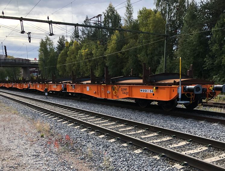 Green Cargo och SSAB ny vagn med nya skivbromsar