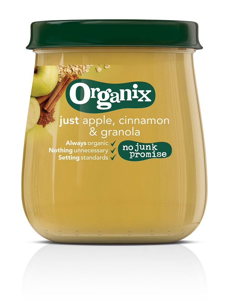 Organix Just apple, cinnamon & granloa