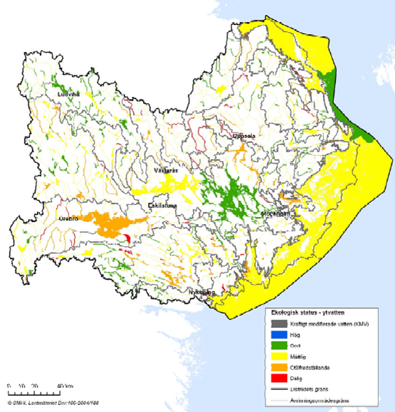 HaV klar med regler för miljöstatus på svenskt ytvatten