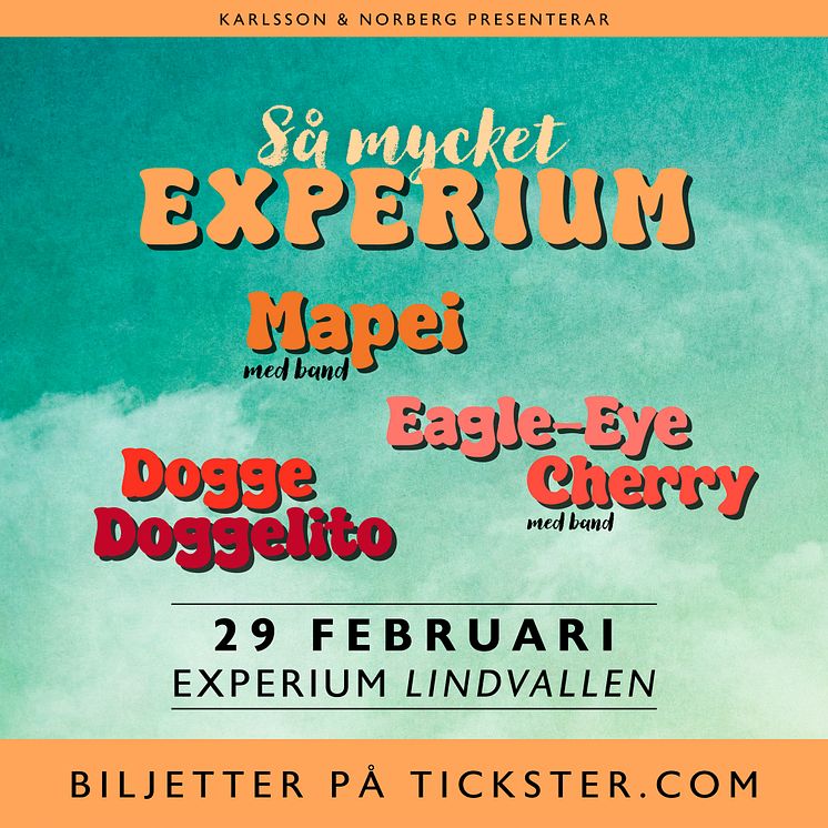 Eagle-Eye Cherry, Dogge Doggelito, Mapei Experium Sälen