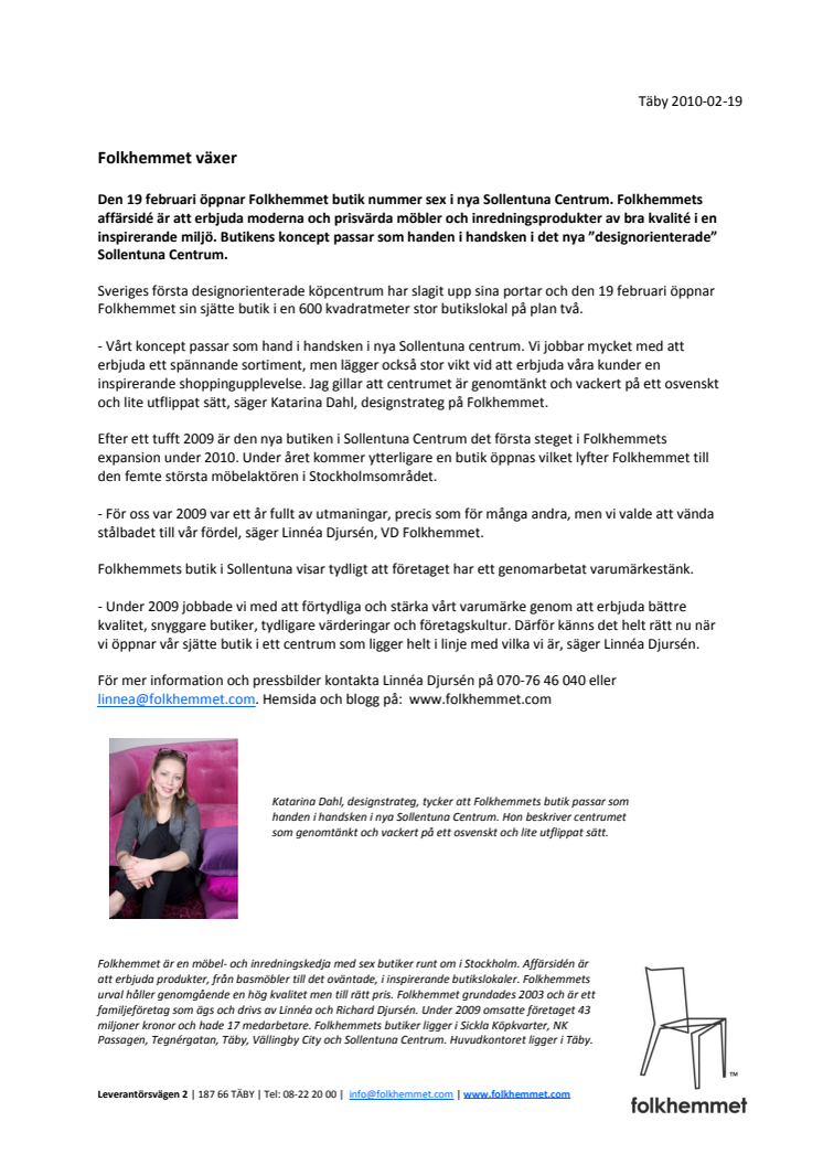 Folkhemmet växer