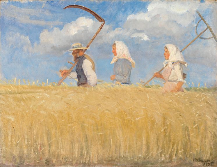 Anna Ancher, Høstarbeidere (1905)