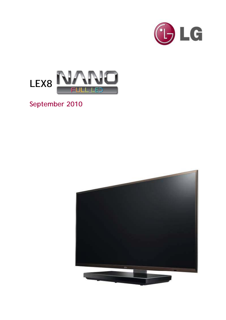 Nano Full LED TV Tech Presentation