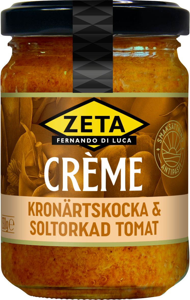 Produktbild Zeta Crème av kronärtskocka och soltorkad tomat 130 g