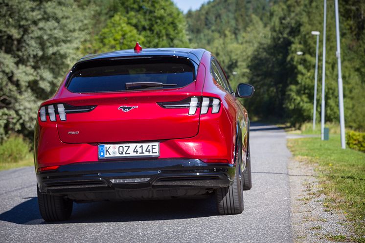 Ford Mustang Mach-E  preproduksjonsbil, Norge, Sommeren 2020