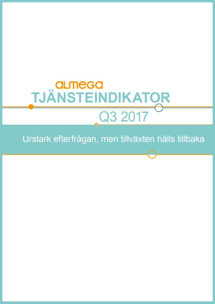 Tjänsteindikatorn, 2017, kvartal 3 - kort version