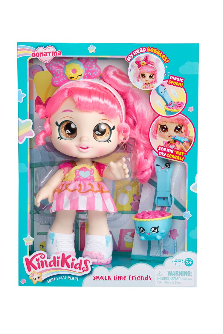 DreamToys19_33_Kindi Kids Snack Time Friends Donatina Toddler Doll
