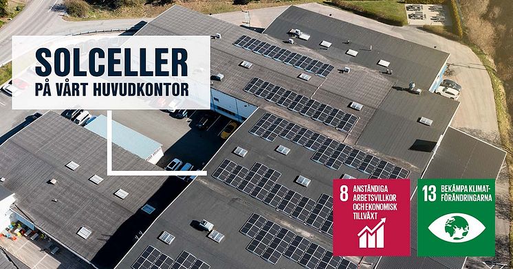 Solceller pa huvudkontor OG