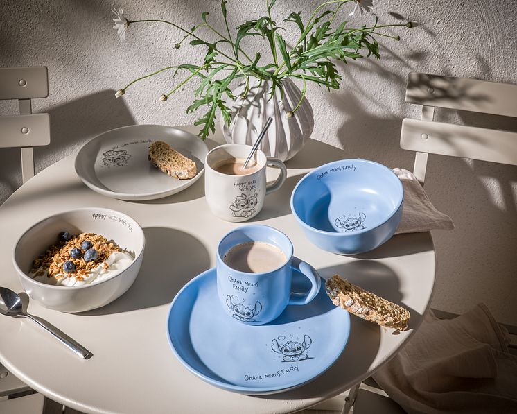 Stitch set Ohana och Stitch & Angel set Happy
