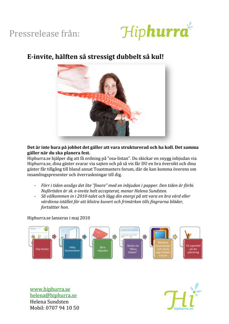 E-invite, hälften så stressigt dubbelt så kul!