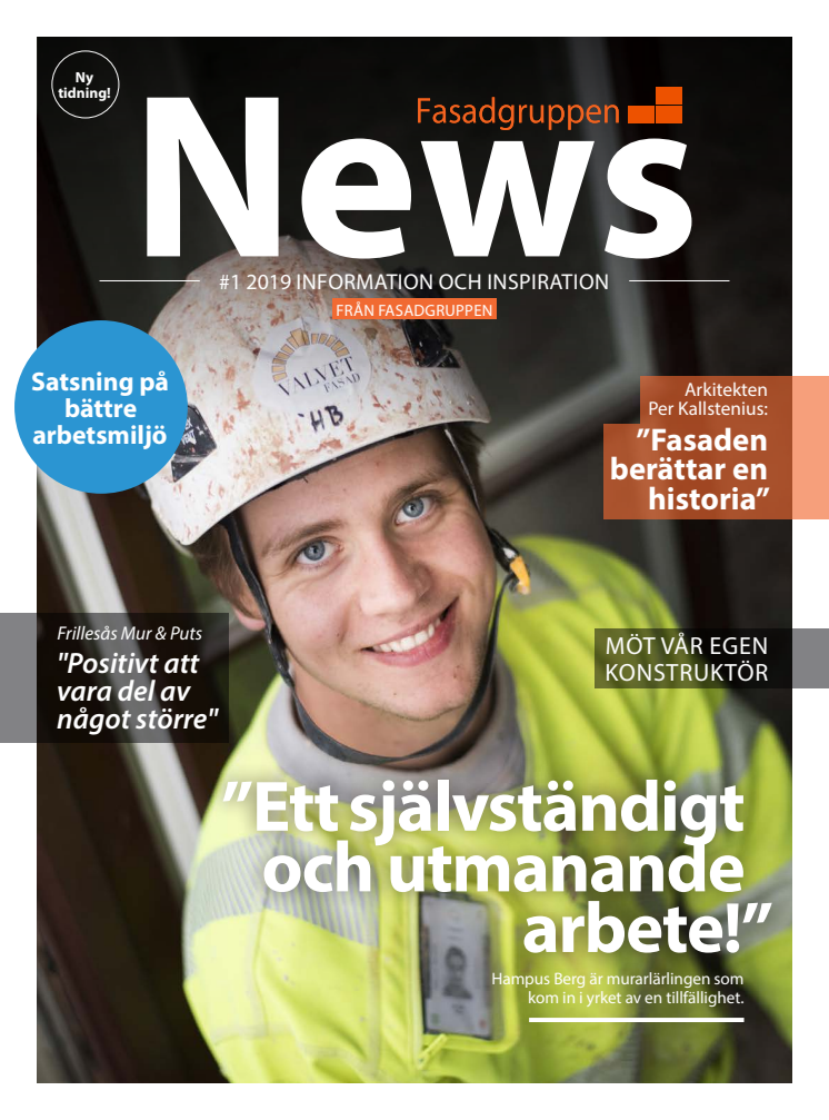 Fasadgruppen lanserar kundtidning