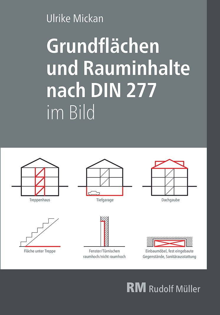 Grundflächen und Rauminhalte nach DIN 277 im Bild (2D/tif)