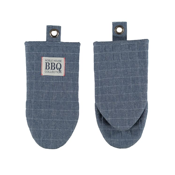 88496-86 Oven Glove Chambray BBQ Frog