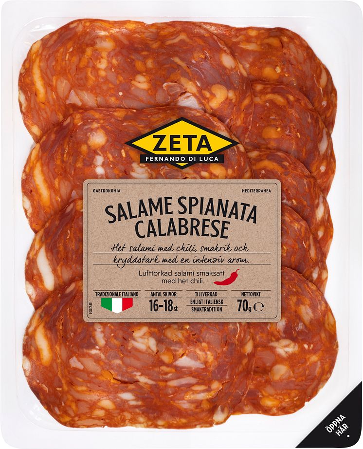 Salame Spianata Calabr 70g