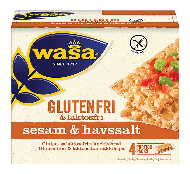 Wasa Gluten- och laktosfri Sesam & Havssalt