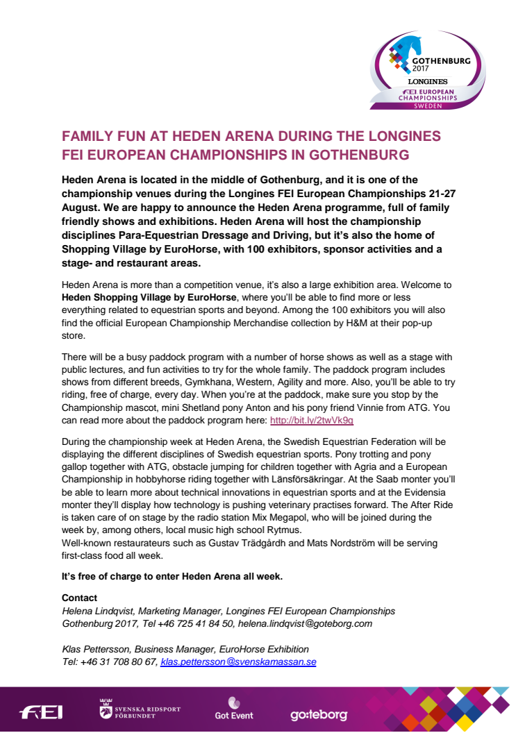 Family fun at Heden Arena 