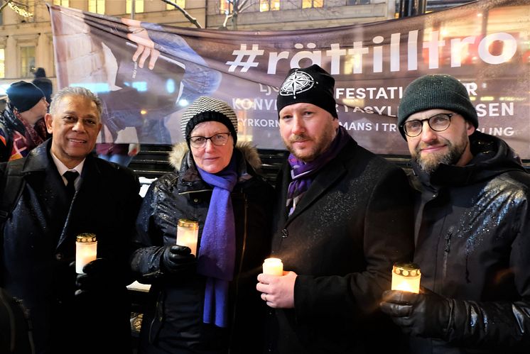 Kyrkoledare på Sergels torg