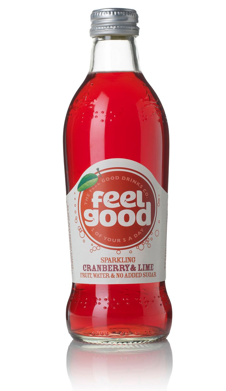 Feel Good Sparkling Cranberry & Lime