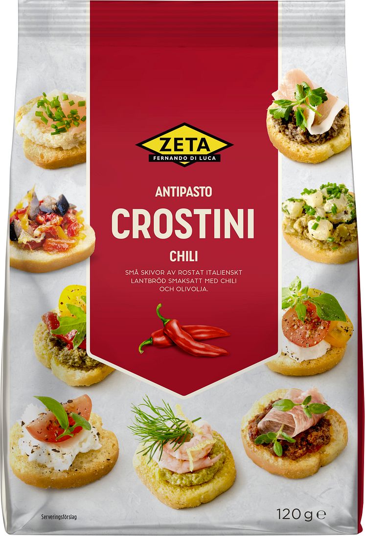Zeta Crostini Chili 120g