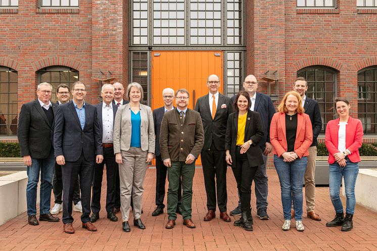 Kammerdirektor Dr. Bernd von Garmissen im März 2023 zu Besuch im Oldenburger Münsterland