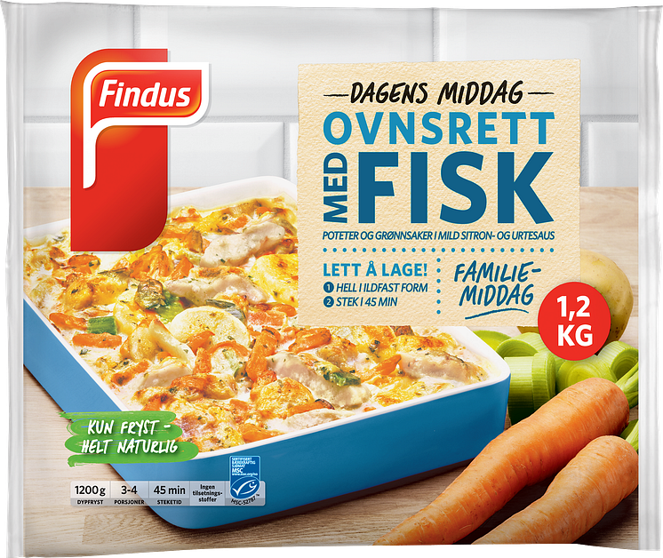 Findus Dagens middag ovnsrett med fisk