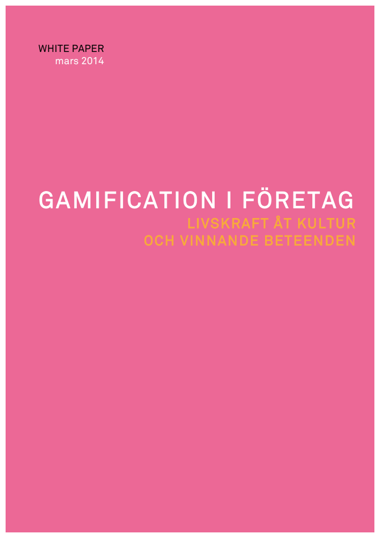 Gamification inom företag